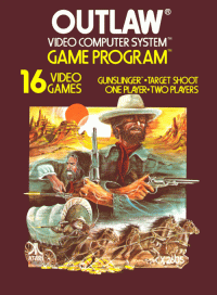 Outlaw Atari 2600  box art